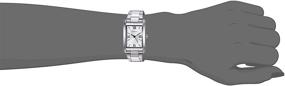 img 1 attached to Caravelle Dress Quartz Ladies Watch, Stainless 🕰️ Steel, Silver-Tone - Model 43L203: Elegant Timekeeping with Style