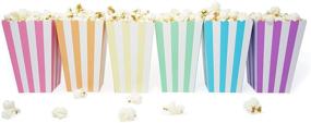 img 3 attached to 🍿 Unicorn Pastel Mix - 36 Count Mini Popcorn & Candy Favor Treat Boxes for Birthday, Bridal, and Baby Shower