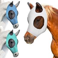 🐴 uv protection horse mask with ears and elasticity for improved horse control - set of 3 logo