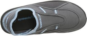 img 1 attached to Optimal Comfort and Protection: Speedo Little Surfwalker Olive Black Boys' Sandal Shoes