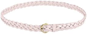 img 3 attached to Ayliss Women Braided Leather Waist Women's Accessories in Belts