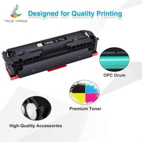 img 1 attached to 🖨️ High-Quality Compatible Toner Cartridge Set for HP 414A W2020A 414X HP Color Pro MFP M479fdw M479fdn M454dw M454dn M454 M479 Printer - Black, Cyan, Yellow, Magenta (4-Pack)