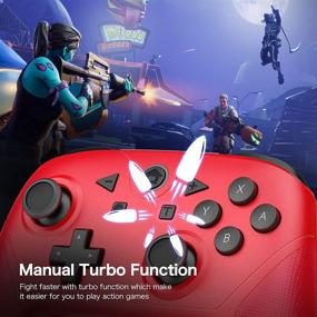 img 1 attached to Controller Compatible Wireless Joystick Vibration Nintendo Switch