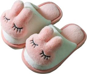 img 1 attached to 👞 KUBUA Winter Indoor Bedroom Slippers for Boys – Shoes with Slippers