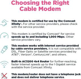 img 1 attached to 📶 Motorola MG8702: High Speed Combo Cable Modem + Wi-Fi Router with Intelligent Power Boost - AC3200 Wi-Fi Speed - Comcast Xfinity, Cox, and Charter Spectrum Approved!