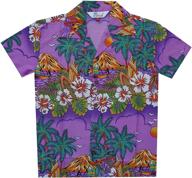 hawaiian shirts floral scenic print boys' clothing via tops, tees & shirts logo