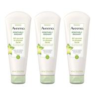 aveeno радужный очищающий гель для лица под душем, осветляющая маска 🌟 с соевым, лимонной цедрой, гликоловой кислотой и каолином, 5 унций логотип