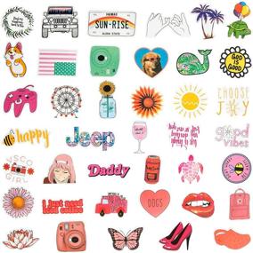 img 3 attached to 🎨 200Pcs Aesthetic Stickers: Cute Mixed VSCO Stickers for Water Bottles, Skateboards & Laptops - Waterproof Vinyl Decals, Perfect for Personalizing your Devices