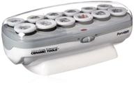 conair pro porcelain series ceramic roller hair setter, 12 count logo