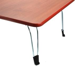 img 1 attached to 🍒 Excelife 86520 M-Series Multi-Purpose Folding Table in Cherry Wood