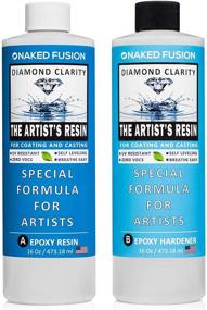 img 4 attached to Epoxy Resin Art Resin Crystal Clear Formula: The Ultimate Artist's Kit for Coating, Casting, Geodes, River Tables, Jewelry, and More - Non-Toxic, 32 Oz