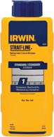 irwin tools strait-line 64901 8-ounce blue standard marking chalk - professional grade quality logo