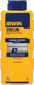 img 2 attached to IRWIN Tools STRAIT-LINE 64901 8-ounce Blue Standard Marking Chalk - Professional Grade Quality