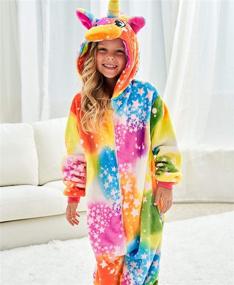 img 3 attached to 🦄 Magical Unicorn Pajamas Onesie Costume: Perfect for Matching Fun!