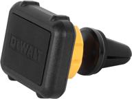 dewalt black/yellow magnetic mount: securely mount all mobile devices logo