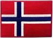 norway embroidered emblem norwegian national logo