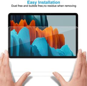 img 3 attached to 💢 SMAPP Samsung Tab S7 11 inch [2 Pack] Tempered Glass Screen Protector - Easy Installation, High Definition, Scratch Resistant, Bubble Free - Galaxy Tab S7 2020