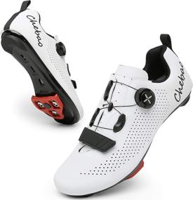 img 4 attached to 🚴 Versatile SPD-Compatible Road Bike Cycling Shoes: Perfect for Indoor & Outdoor Riding, Peloton & Racing - Sizes 5-12