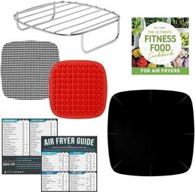 img 4 attached to 🍳 Complete Air Fryer Kit: Accessories & Clean Eating Cookbook for Philips Viva, Cosori, NuWave + More