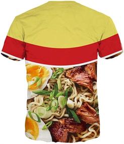 img 3 attached to 🍜 Summer Men's T-Shirts & Tanks: Keasmto Noodles Chicken Shirts - Trendy Clothing