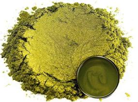 img 3 attached to 🎨 Mica Powder Pigment Olive Yellow (50g) - Versatile DIY Additive for Crafts, Woodworking, Epoxy, Resin, Bath Bombs, Paints, Soaps, Nail Polishes, Lip Balms