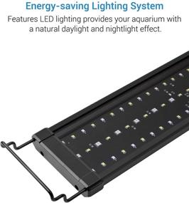 img 3 attached to 🐠 NICREW Marine LED Fish Tank Light with 2-Channel Timer for Saltwater Aquariums and Coral Reef Tanks