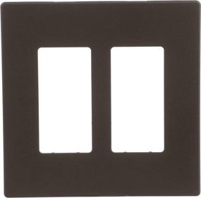 img 4 attached to EATON PJS262RB-SP-L Designer 2-Gang Screwless Wallplate: Sleek Oil Rubbed Bronze Cover Plate