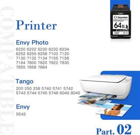 img 3 attached to ZepmTek Remanufactured Ink 64XL Black Computer Accessories & Peripherals