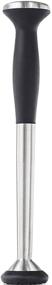 img 4 attached to Silver 9-Inch OXO SteeL Muddler with Non-Scratch Nylon Head, Soft Non-Slip Grip