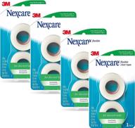 🩹 nexcare flexible clear tape, value pack 2, 1 inch x 10 yards per roll, (pack of 4) - 80 yards total логотип