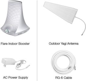 img 3 attached to 📶 SureCall Flare 3.0 Повышение сигнала мобильного телефона: Улучшение охвата для дома с ЯГи-антенной, Удобная внутренняя установка, Охват 3000 кв.футов, Поддержка 4G, LTE и 3G Голос и данные