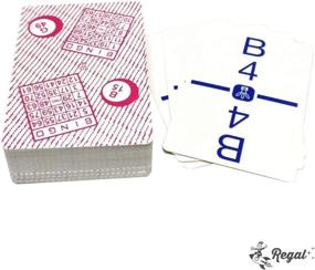 img 3 attached to 🎲 Regal Games Bingo Calling Card Deck: Durable Plastic Coating, High Contrast, Standard Size 4.5" x 3.5" - 75 Cards of Fun!