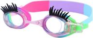 swimming goggles anti protection eyelash logo