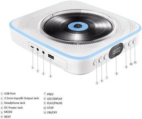 img 2 attached to Portable Bluetooth Balippe Mountable Headphone Portable Audio & Video