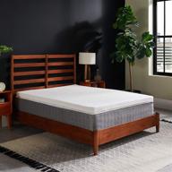 🛏️ enhance comfort and support with tempur-pedic tempur supreme 3-inch mattress topper - medium firm - queen size - white logo