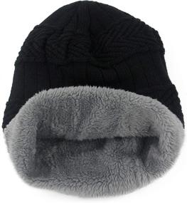 img 1 attached to Muryobao Womens Beanies: Warm, Stylish Headgear for Women