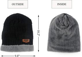 img 2 attached to Muryobao Womens Beanies: Warm, Stylish Headgear for Women