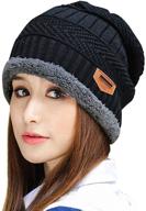 muryobao womens beanies: warm, stylish headgear for women logo