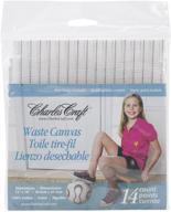 dmc waste canvas 14ct 12in x 18in: perfect cross-stitching aid for precise design placement logo