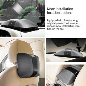 img 1 attached to 🚗 LUFTRUM Portable Car Air Purifier with Dual-Rotating Air Purification Duct for Efficient Air Cleansing, Dust Collection, Odor Elimination, Ultra-quiet with 99.9% Microscopic Particle Removal, Perfect for Your Beloved Vehicle (Grey)