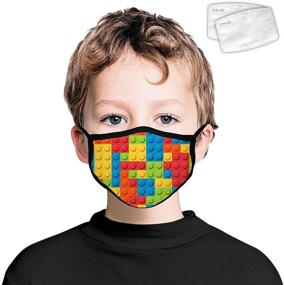 img 3 attached to 👶 Children's Reusable Breathable Face Cloth - Dust Mouth Travel Protection for Boys and Girls [3 Pack]