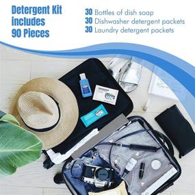 img 2 attached to 🌿 Convenient Travel Detergent Packets & Dish Soap Kit | Terra Breeze All-In-One: Perfect for AirBnB, Rentals & Travel!