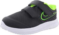 nike unisex-child star runner 2 toddler velcro running shoe: comfortable and supportive for active little feet logo