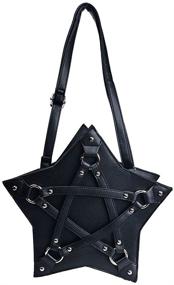 img 4 attached to Nite Closet Gothic Pentagram Shoulder