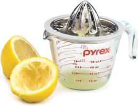 img 3 attached to 🍋 RSVP International Endurance (JUC-PYX) Manual Hand Citrus Juicer Squeezer - Stainless Steel - 4.75 Inch Dia. - Compatible with Pyrex Cups & Bowls - Dishwasher Safe - Silver - for Oranges, Grapefruits, Lemons