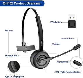 img 3 attached to Наушники Besign BHF02 Bluetooth Handsfree: высококачественный беспроводной звук и удобство