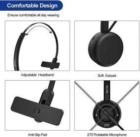 img 1 attached to Наушники Besign BHF02 Bluetooth Handsfree: высококачественный беспроводной звук и удобство