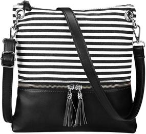 img 4 attached to Newshows Lightweight Medium Leather Crossbody Women's Handbags & Wallets and Crossbody Bags