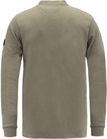 img 2 attached to 🔥 BOCOMAL Fire-Resistant Men's Shirts with NFPA2112 Compliance