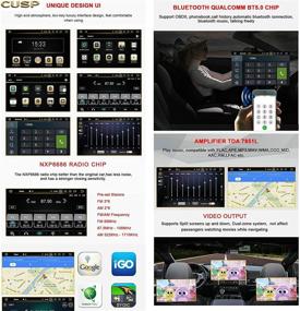 img 1 attached to 🚗 CUSP 12.3-дюймовый Android-автомагнитола с GPS-навигацией для Toyota FJ Cruiser 2006-2021 - мультимедийный плеер Octa Core 4G + 64G, CarPlay, HD IPS-дисплей - автомобильный головное устройство с установочным комплектом для панели приборов - подключай и используй